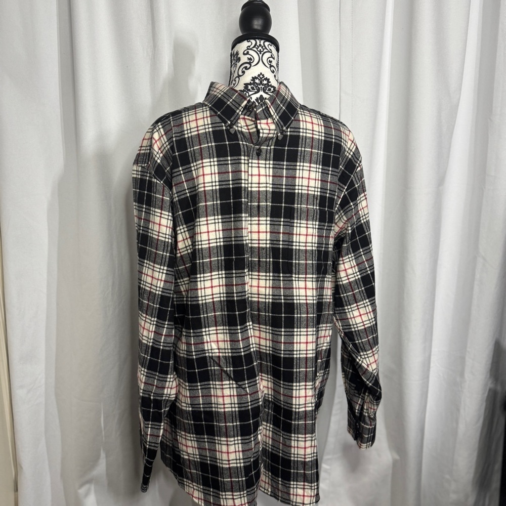 Roundtree & Yorke Black and White Checkered Shirt